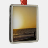 Gehen am Sonnenuntergang Ornament Aus Metall (Rechts)