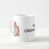 Gehen Artillerie Kaffeetasse (Vorderseite Links)