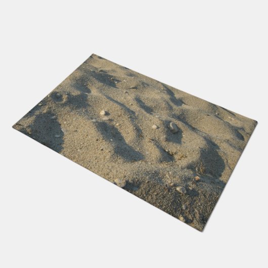 Gehen auf den Sand Fußmatte (Schrägansicht)