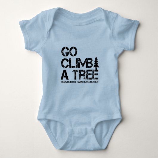Gehen Aufstieg ein Baum Baby Strampler (Vorderseite)