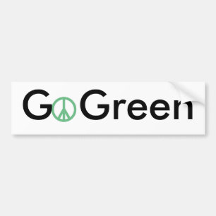 Gehen Autoaufkleber grüner