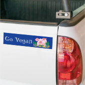 Gehen Autoaufkleber veganer (Auf Lkw)