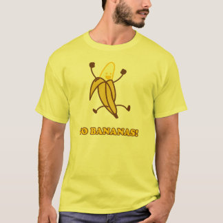 GEHEN BANANEN-Shirt (Gelb M Shrt-slv) T-Shirt