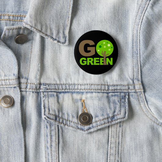 Gehen Baum recyceln grüner Button (Beispiel)