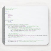 Gehen Code Mousepad (Vorne)