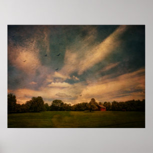 Gehen der Bauernhof Poster