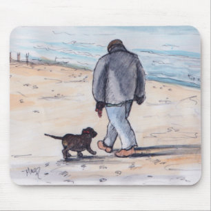 Gehen der Hund - 05 Mousepad