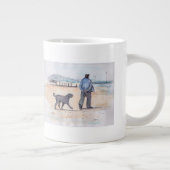 gehen der Hund - 07 Jumbo-Tasse (Rechts)
