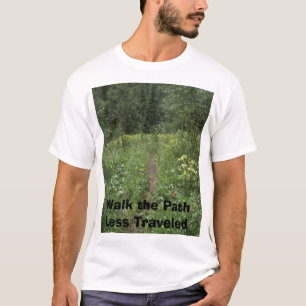 Gehen der Weg reiste weniger T-Shirt