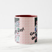 gehen die andere Weisenmilliamperestunde jongg Zweifarbige Tasse (Mittel)