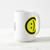 Gehen die Extralächeln-Tasse Kaffeetasse (VorderseiteRechts)