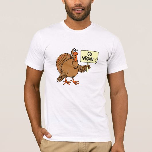, GEHEN DIE TÜRKEI-MITTEILUNG VEGAN T-Shirt (Vorderseite)