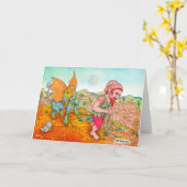 Gehen die Wasserspeier-Gruß-Karte Karte (Gelbe Blume)