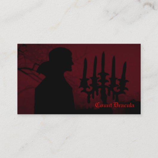 Gehen durch die Dorf-Visitenkarte Visitenkarte (Vorderseite)