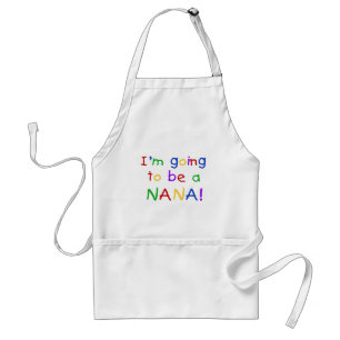 Gehen, eine Nana zu sein - Primärfarbt-shirts Schürze