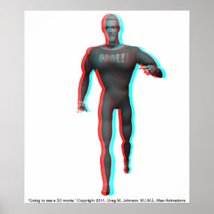Gehen, einen Film 3D zu sehen! Poster