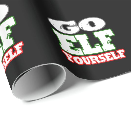 GEHEN ELF SICH GESCHENKPAPIER (Rolleneckpunkt)