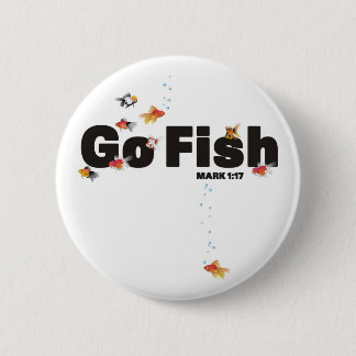 Gehen Fisch-Knopf Button