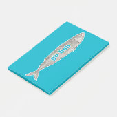 Gehen Fisch-Post-Itanmerkungen Post-it Klebezettel (angewinkelt)