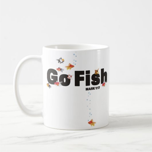Gehen Fisch-Tasse Kaffeetasse (Links)