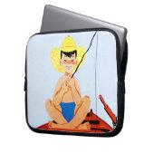 Gehen Fische Laptopschutzhülle (Vorderseite Links)