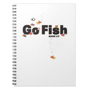Gehen Fische Notizblock