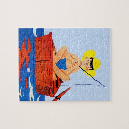 Gehen Fische Puzzle (Horizontal)