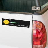 Gehen Fish_Deep Love_Honk wenn Sie Autoaufkleber (Auf Lkw)