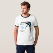 gehen Fliege ein Drachen T-Shirt (Vorne ganz)