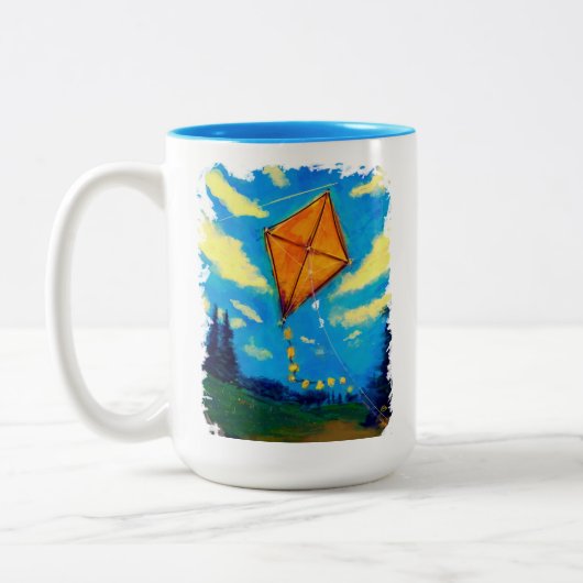 Gehen Fliege ein Drachen - Tasse (Links)