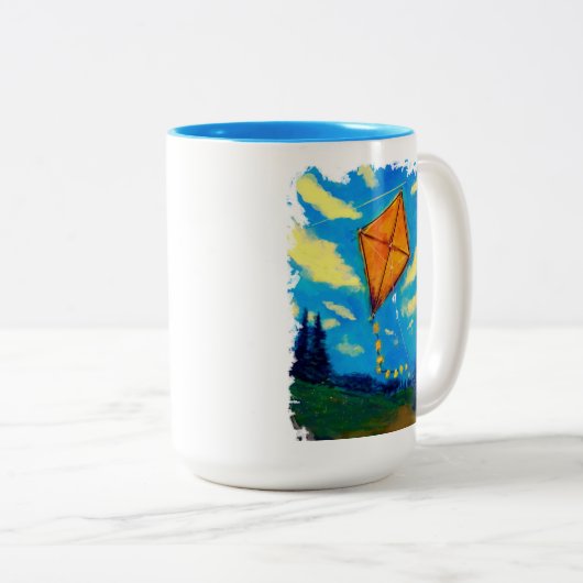 Gehen Fliege ein Drachen - Tasse (VorderseiteRechts)