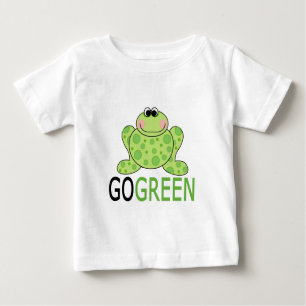 GEHEN Frosch GRÜNER Baby T-shirt