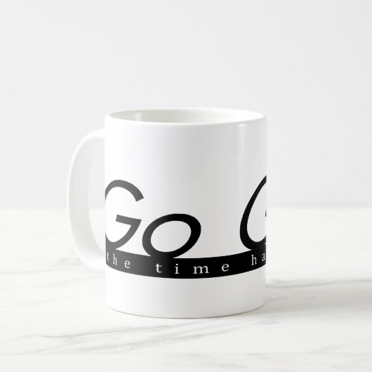 Gehen Galt Tasse (Vorderseite Links)