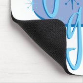 Gehen-Gaunermädchen Mousepad (Ecke)