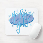 Gehen-Gaunermädchen Mousepad (Mit Mouse)