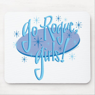 Gehen-Gaunermädchen Mousepad