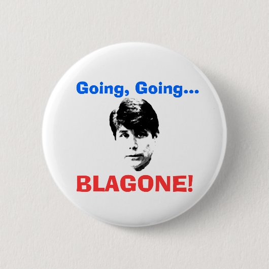 Gehen, gehend, BLAGONE! Button (Vorderseite)