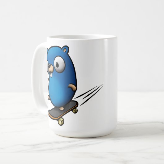 Gehen Gopher Kaffeetasse (Vorderseite Links)