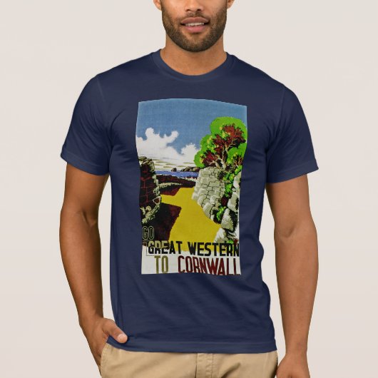 Gehen Great Western zu Cornwall T-Shirt (Vorderseite)