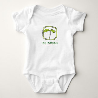 gehen Grün - Baby Strampler