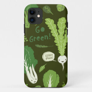 Gehen Grün! (Belaubtes Grün!) glückliche gesund iPhone 11 Hülle