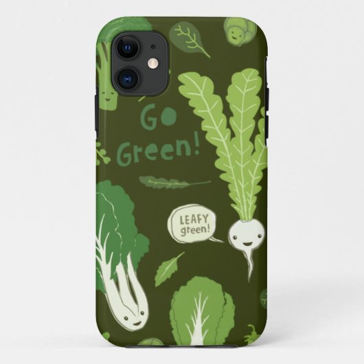Gehen Grün! (Belaubtes Grün!) glückliche gesunde Case-Mate iPhone Hülle (Rückseite)