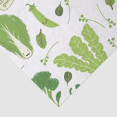Gehen Grün! Belaubtes Grün! Glückliche Seidenpapier (Detail)