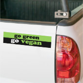 gehen Grün gehen vegan Autoaufkleber (Auf Lkw)