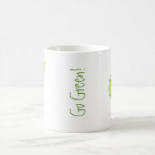 Gehen Grün. Pflanze ein Baum. Retten Sie den Kaffeetasse (Mittel)