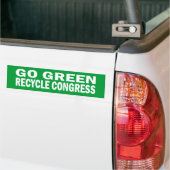 Gehen Grün recyceln Kongress-Aufkleber Autoaufkleber (Auf Lkw)
