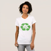 Gehen Grün recyceln Symbol-Geschenke T-Shirt (Vorne ganz)