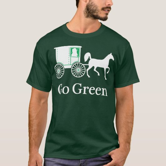 Gehen Grün T-Shirt (Vorderseite)
