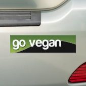 GEHEN - Grün VEGAN Autoaufkleber (Auf Auto)