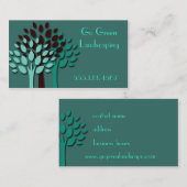 Gehen Grün Visitenkarte (Vorne/Hinten)